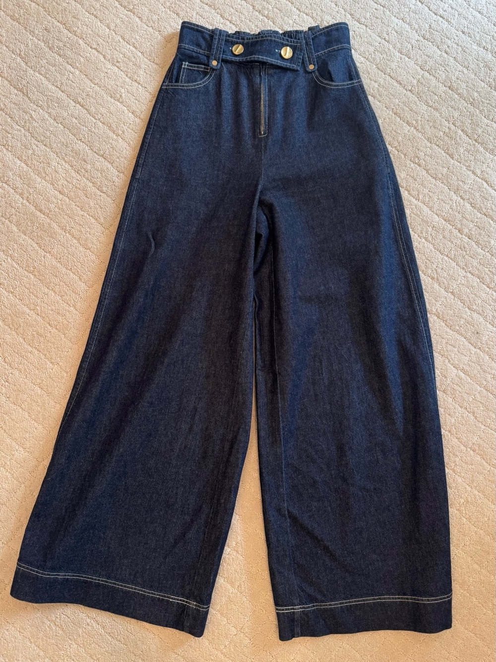Tanya Taylor Wide Leg Jeans